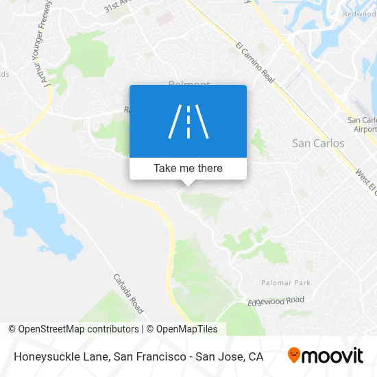 Honeysuckle Lane map