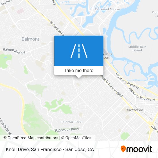 Mapa de Knoll Drive