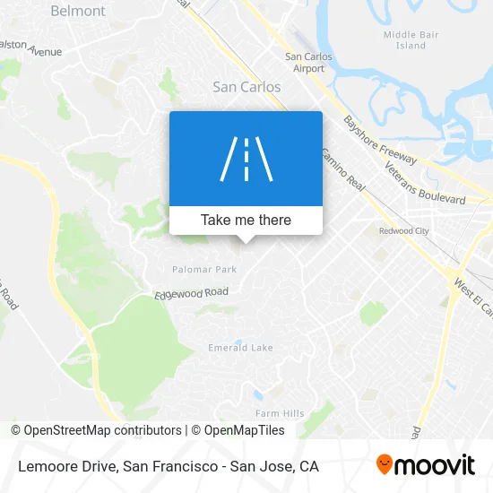 Lemoore Drive map