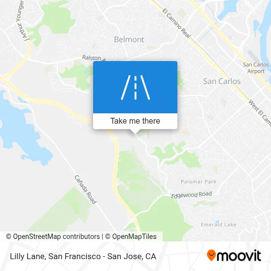 Lilly Lane map