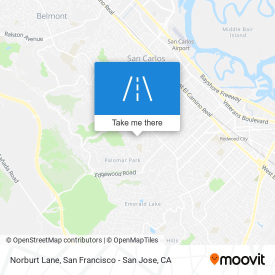 Mapa de Norburt Lane