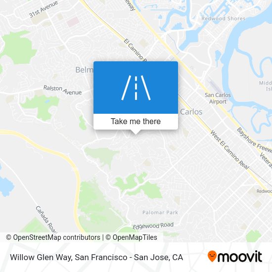 Mapa de Willow Glen Way
