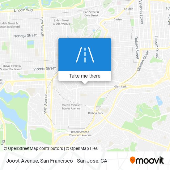 Joost Avenue map