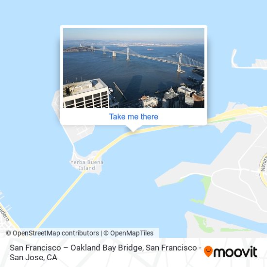 San Francisco – Oakland Bay Bridge map