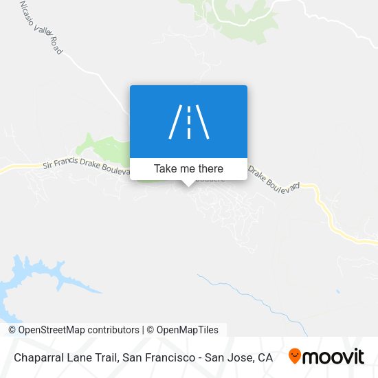 Chaparral Lane Trail map