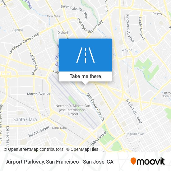 Airport Parkway map