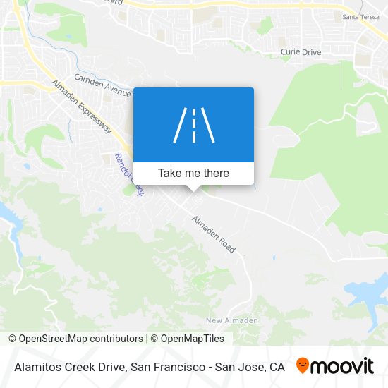 Alamitos Creek Drive map