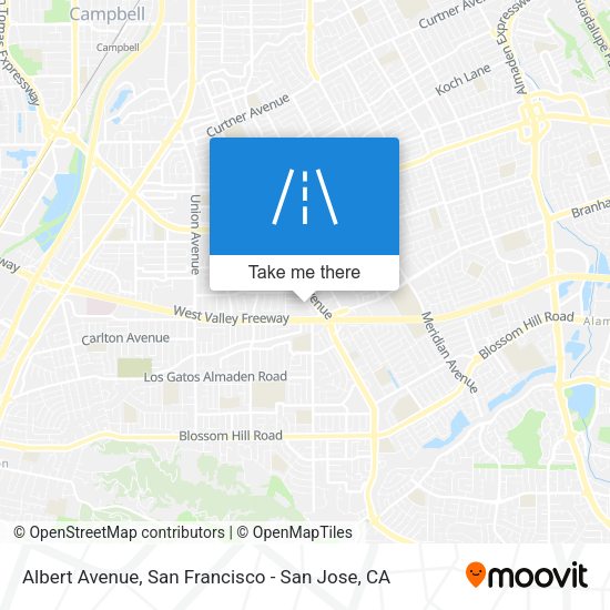 Mapa de Albert Avenue
