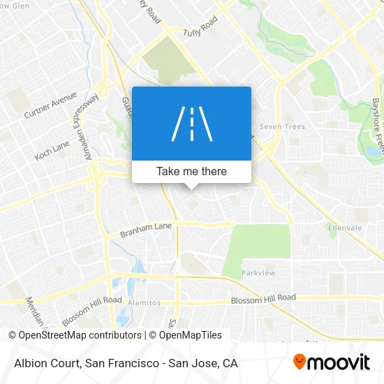 Albion Court map
