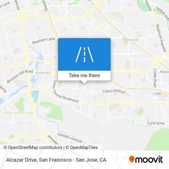 Mapa de Alcazar Drive
