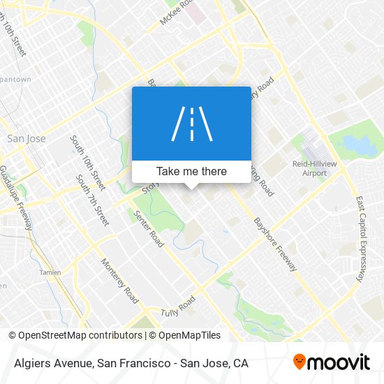 Algiers Avenue map