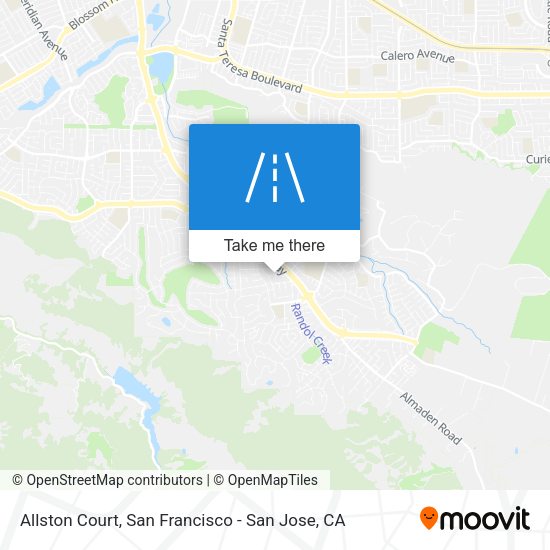 Mapa de Allston Court