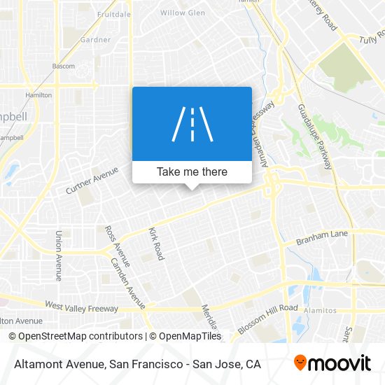 Mapa de Altamont Avenue