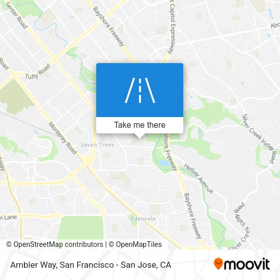Mapa de Ambler Way