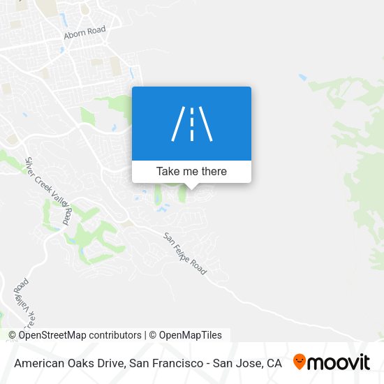 American Oaks Drive map