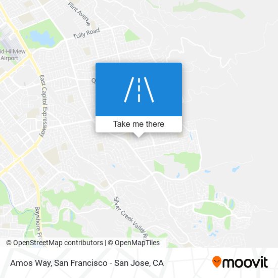 Amos Way map