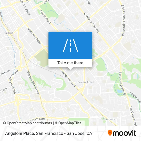 Angeloni Place map