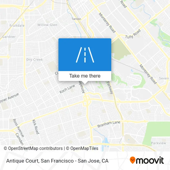 Antique Court map