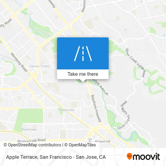 Apple Terrace map