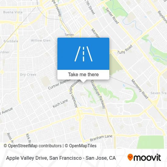 Apple Valley Drive map