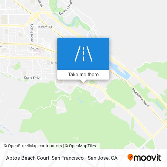 Aptos Beach Court map