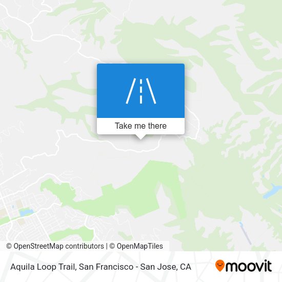 Aquila Loop Trail map