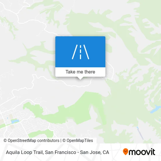 Aquila Loop Trail map