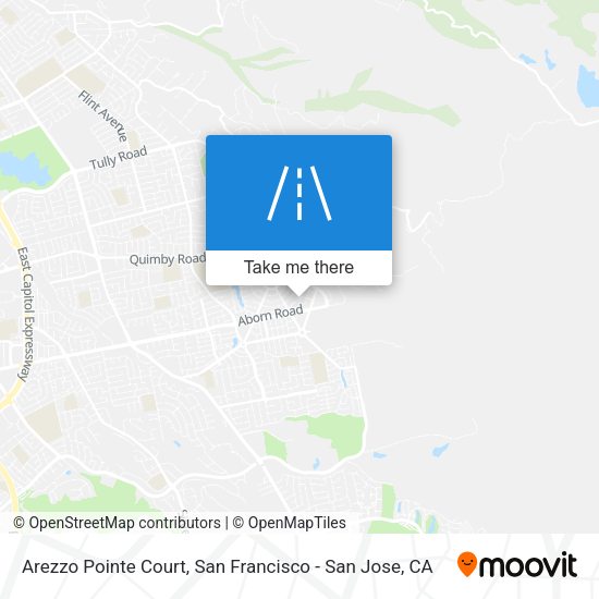 Mapa de Arezzo Pointe Court