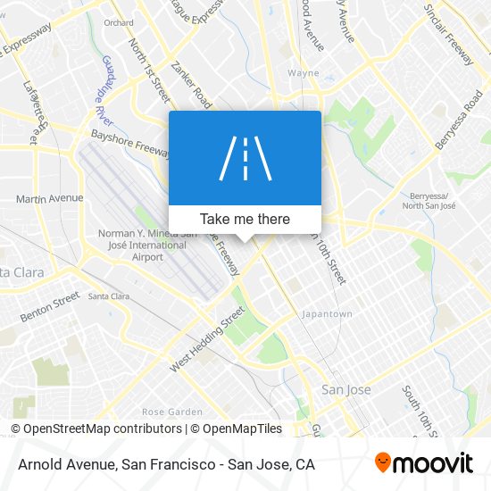 Mapa de Arnold Avenue