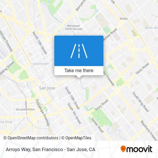 Mapa de Arroyo Way