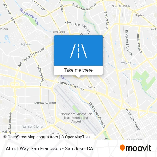Atmel Way map