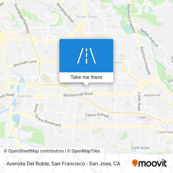 Avenida Del Roble map