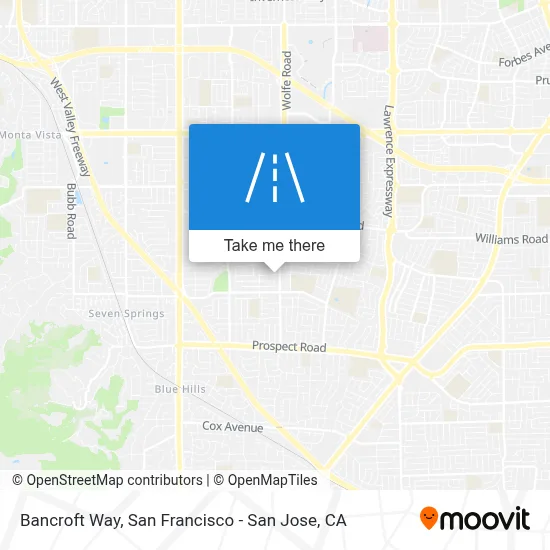 Bancroft Way map
