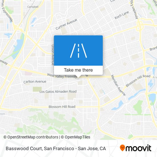 Mapa de Basswood Court