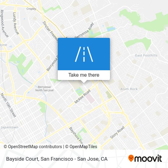 Mapa de Bayside Court