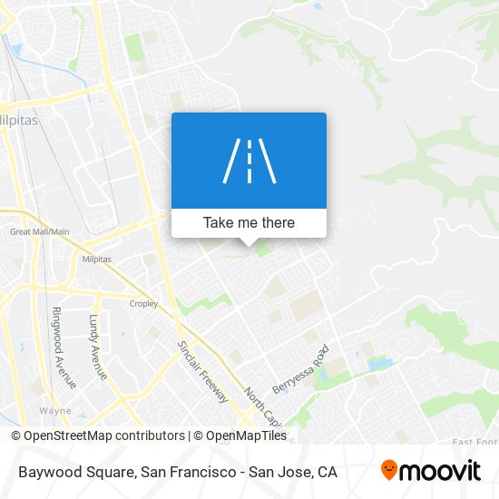 Baywood Square map