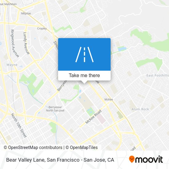 Mapa de Bear Valley Lane