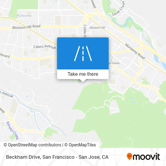 Beckham Drive map