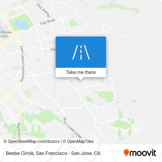 Mapa de Beebe Circle