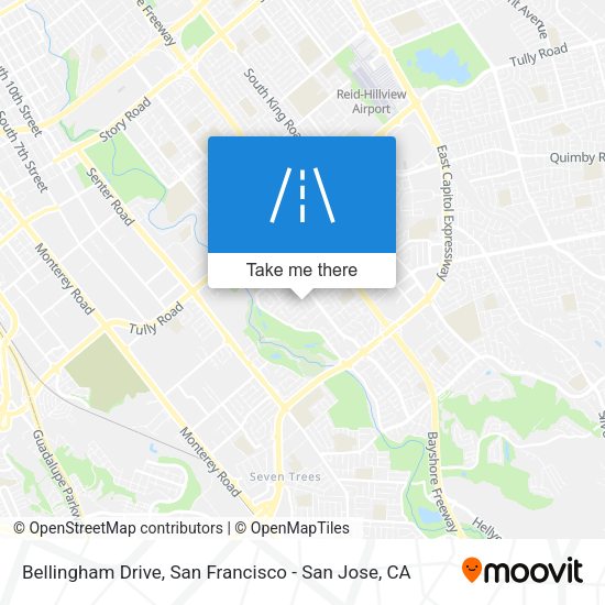 Mapa de Bellingham Drive
