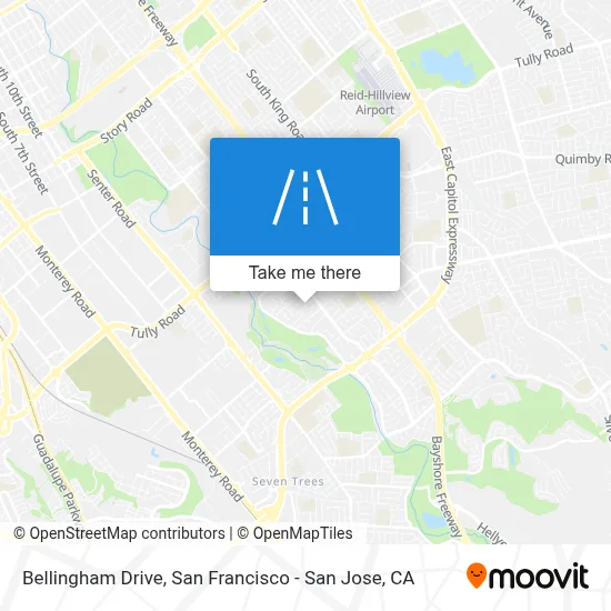 Bellingham Drive map
