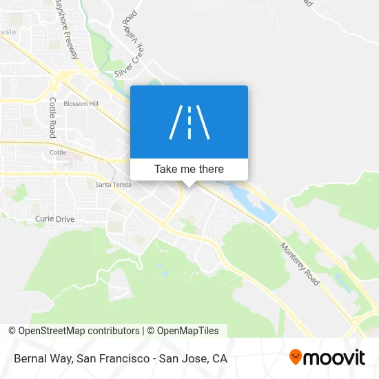 Bernal Way map