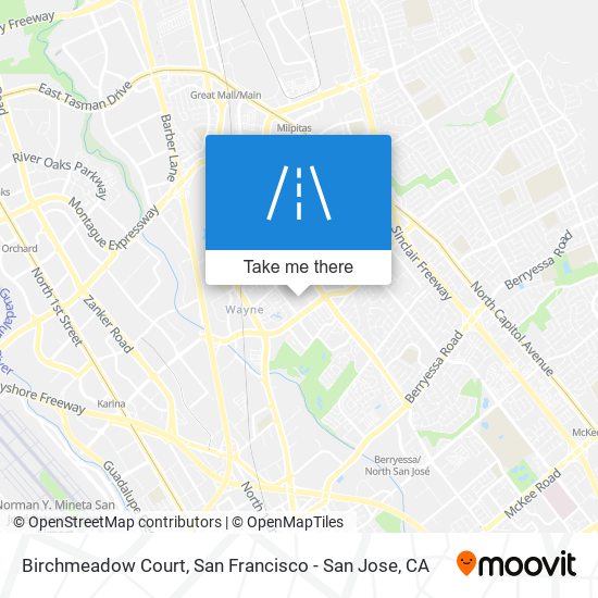 Birchmeadow Court map