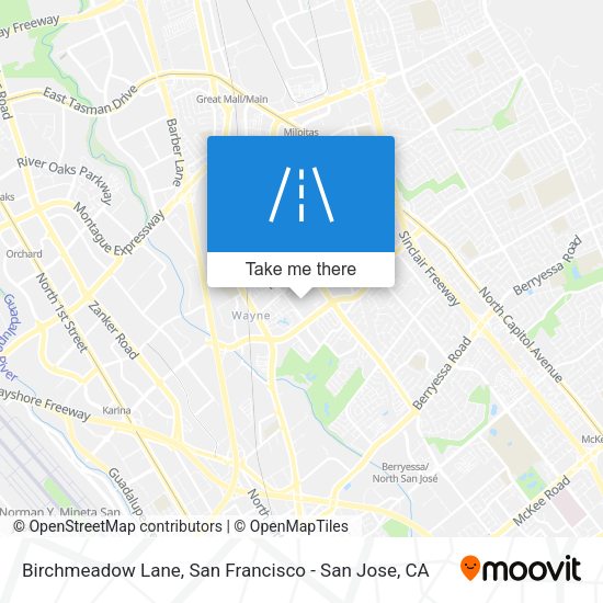 Mapa de Birchmeadow Lane