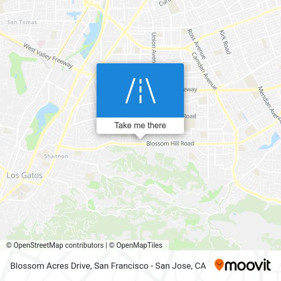 Mapa de Blossom Acres Drive