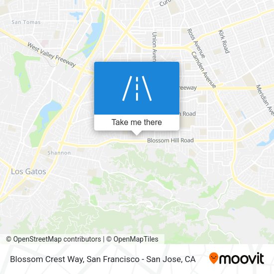 Mapa de Blossom Crest Way