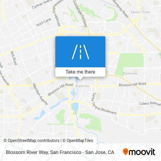 Blossom River Way map