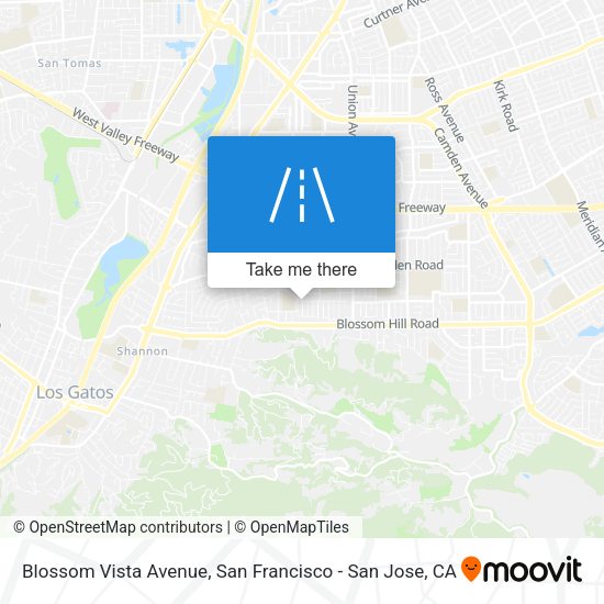 Mapa de Blossom Vista Avenue
