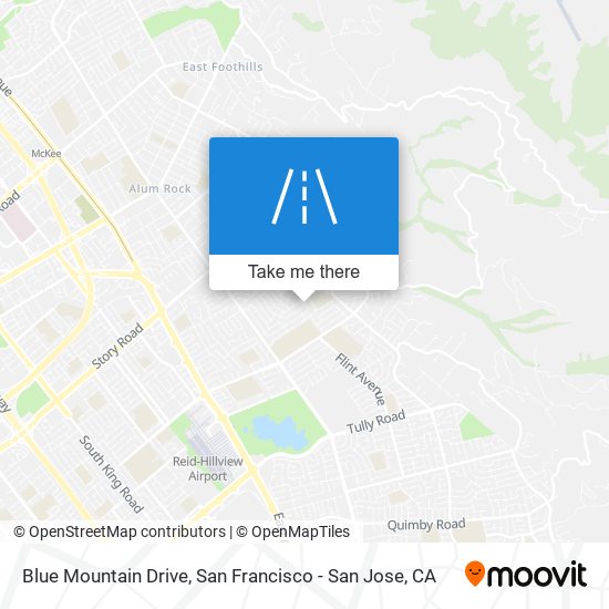 Blue Mountain Drive map