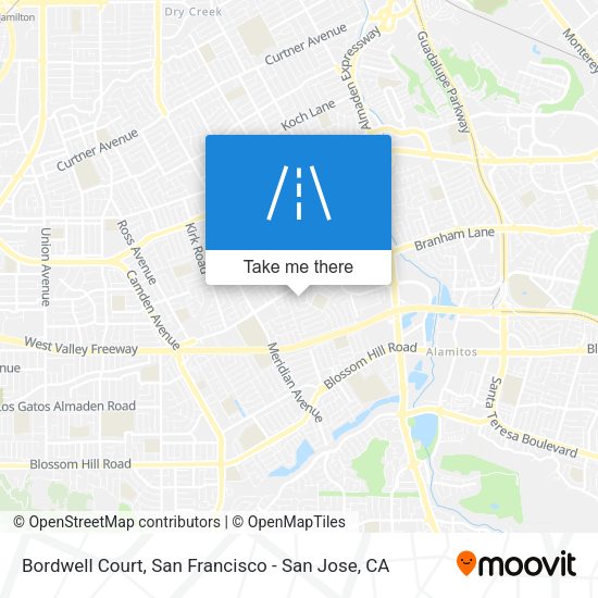 Bordwell Court map